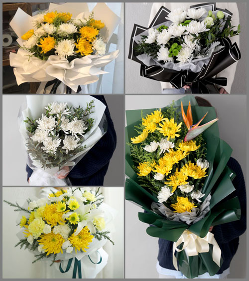 四川绵阳梓潼县豢龙乡白事花束代送